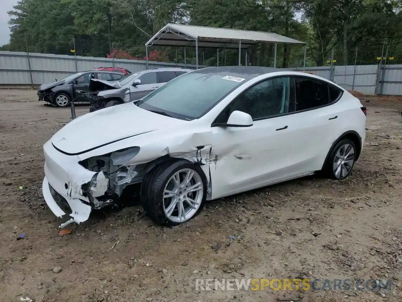 1 Photograph of a damaged car 7SAYGDEE8PA161346 TESLA MODEL Y 2023