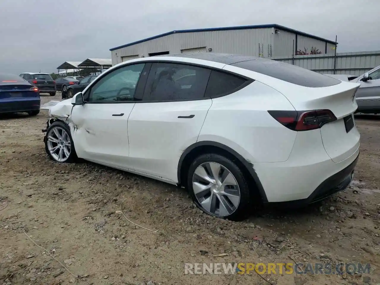 2 Photograph of a damaged car 7SAYGDEE8PA161346 TESLA MODEL Y 2023