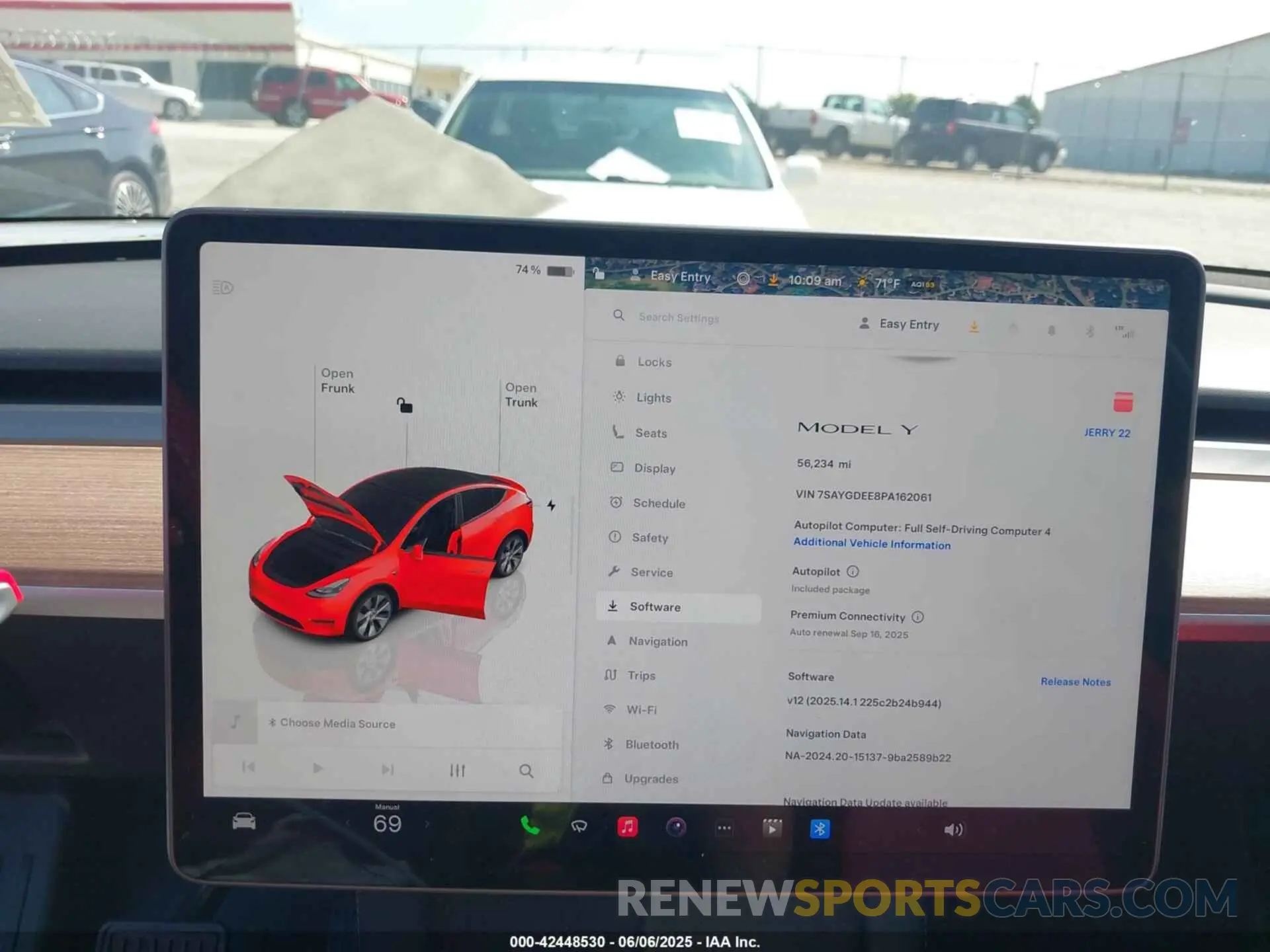 7 Photograph of a damaged car 7SAYGDEE8PA162061 TESLA MODEL Y 2023