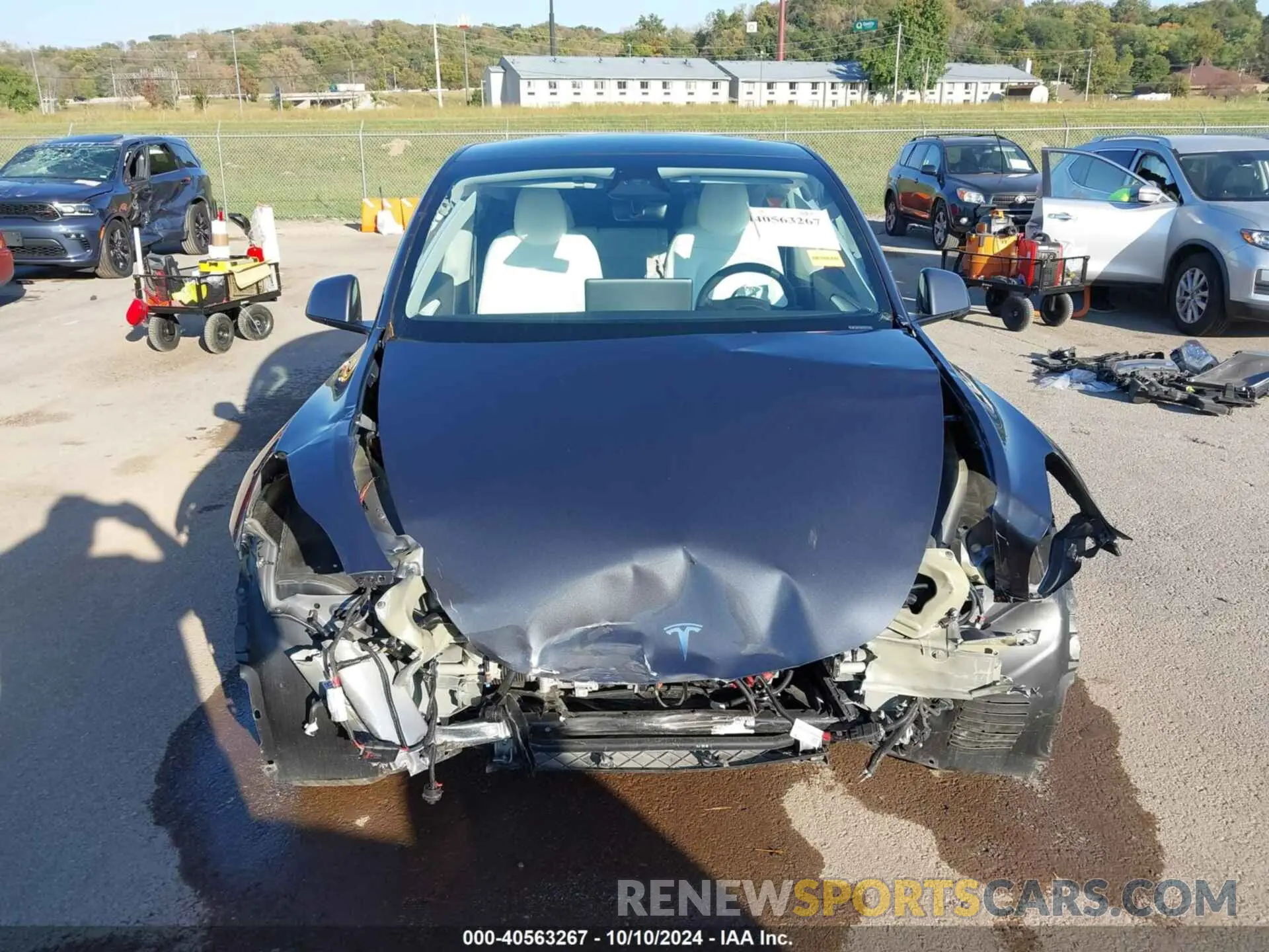 13 Photograph of a damaged car 7SAYGDEE8PA176557 TESLA MODEL Y 2023