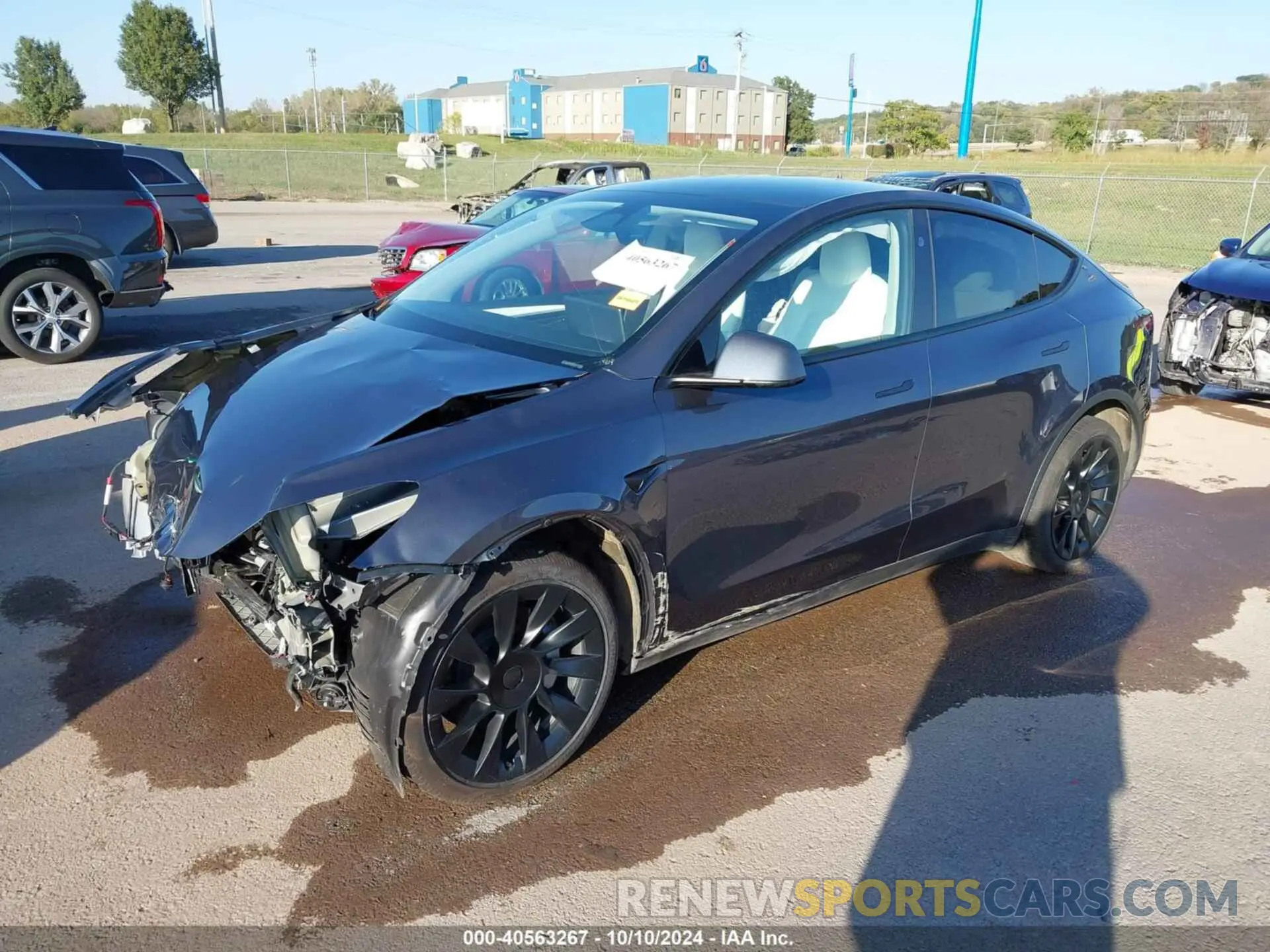 2 Photograph of a damaged car 7SAYGDEE8PA176557 TESLA MODEL Y 2023
