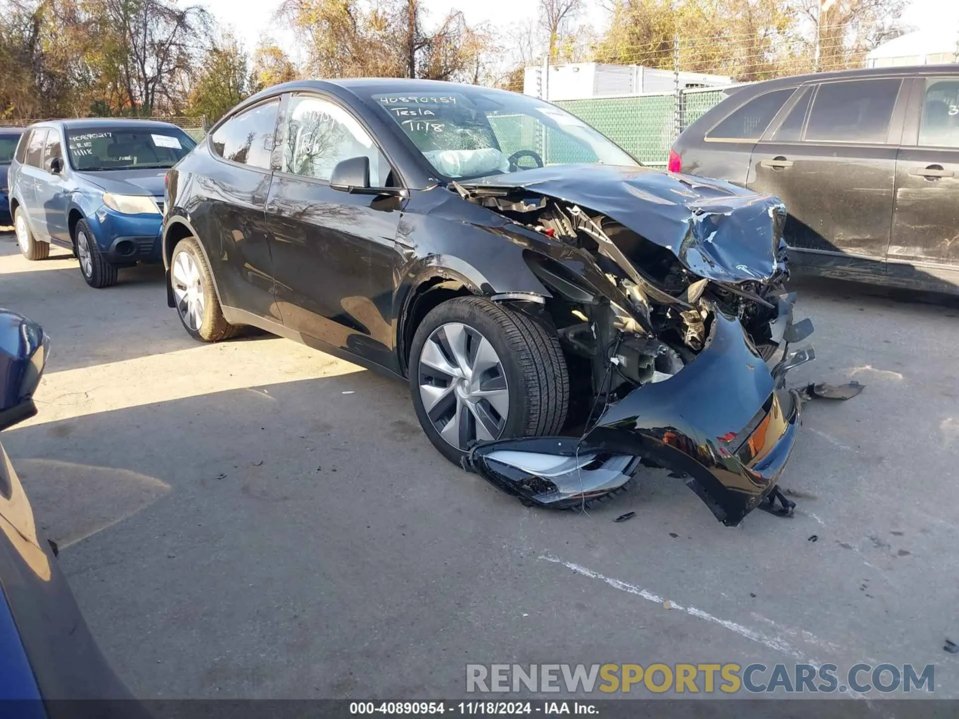 1 Photograph of a damaged car 7SAYGDEE8PA177580 TESLA MODEL Y 2023