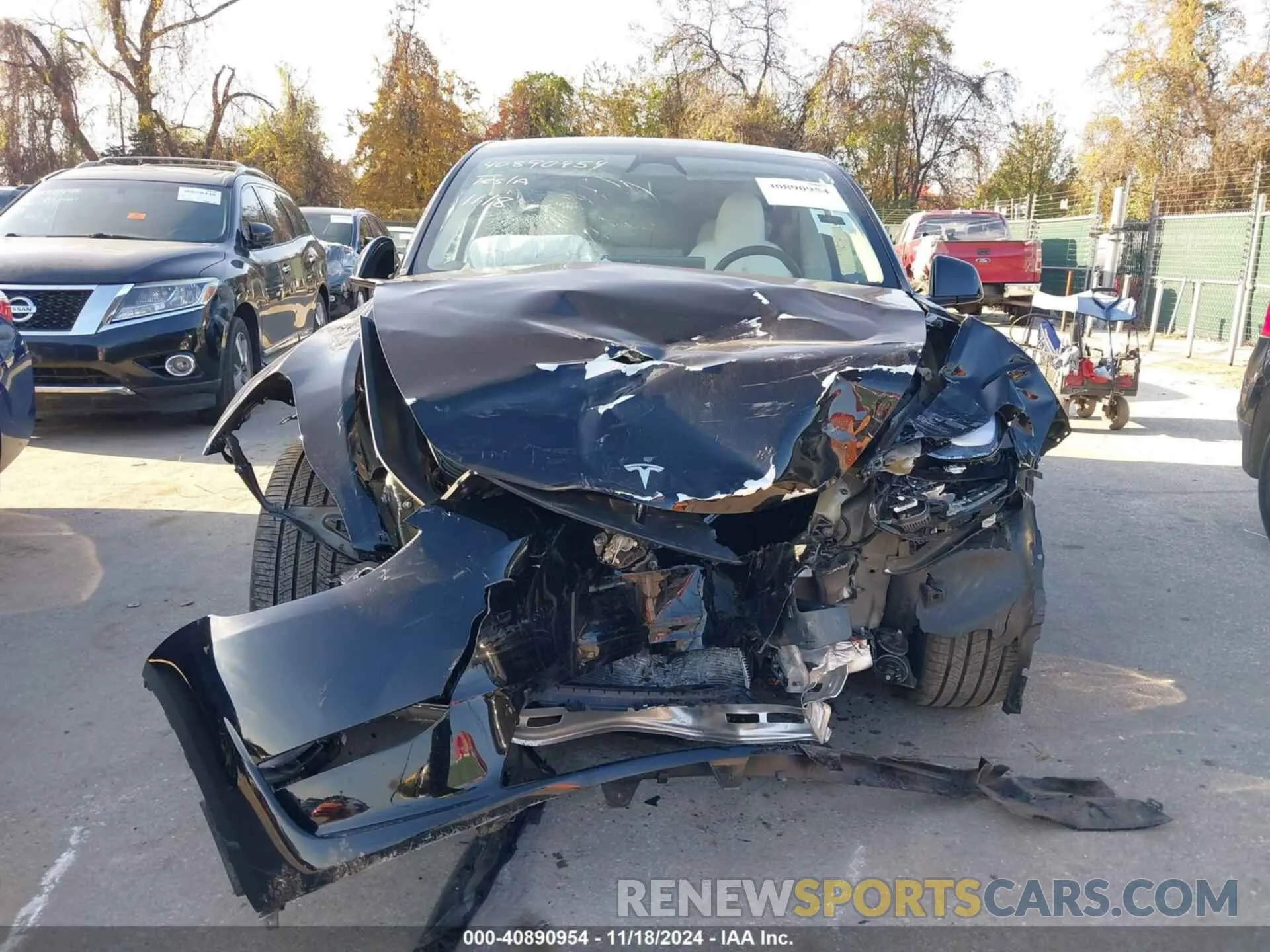 13 Photograph of a damaged car 7SAYGDEE8PA177580 TESLA MODEL Y 2023
