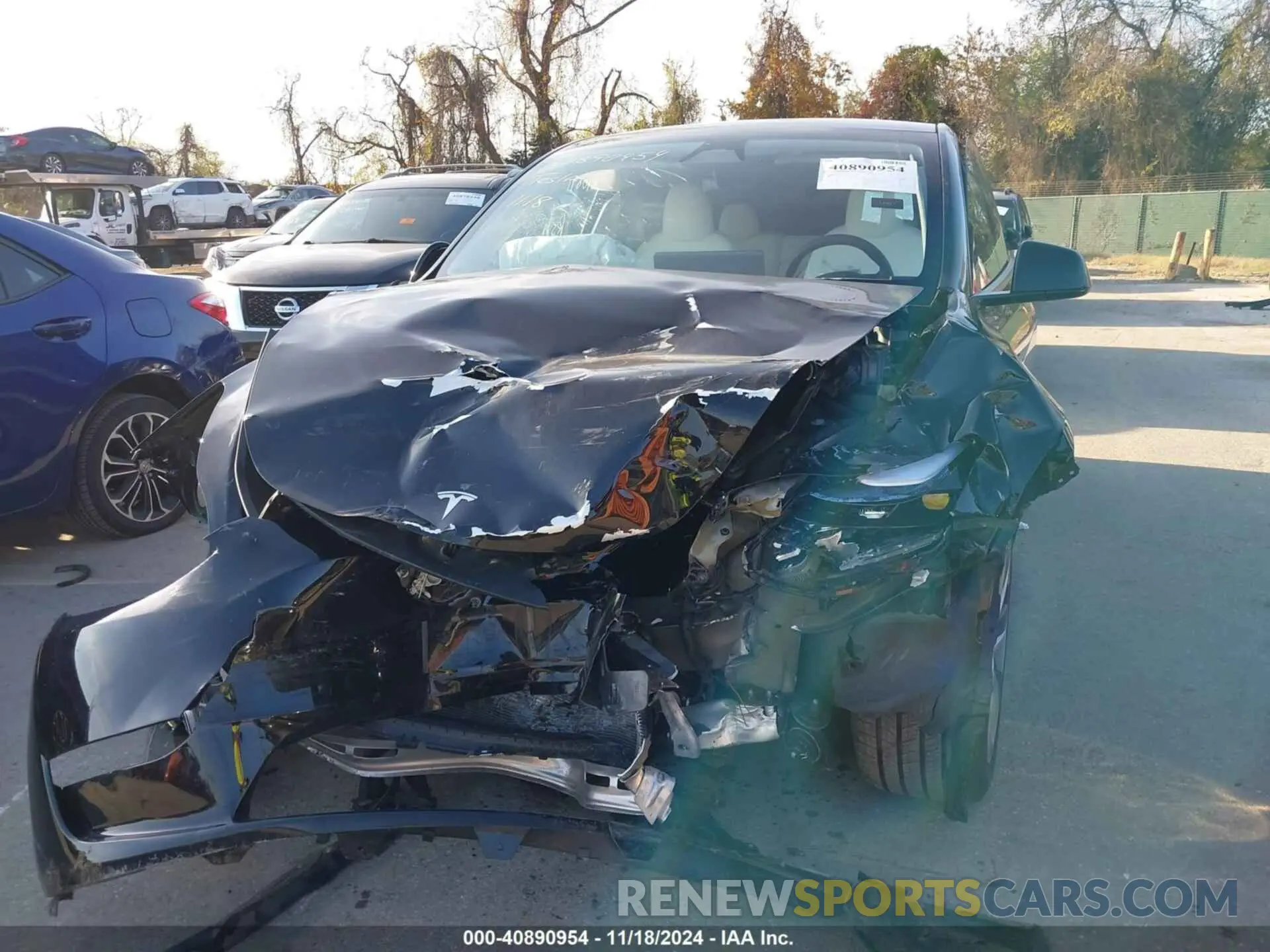6 Photograph of a damaged car 7SAYGDEE8PA177580 TESLA MODEL Y 2023