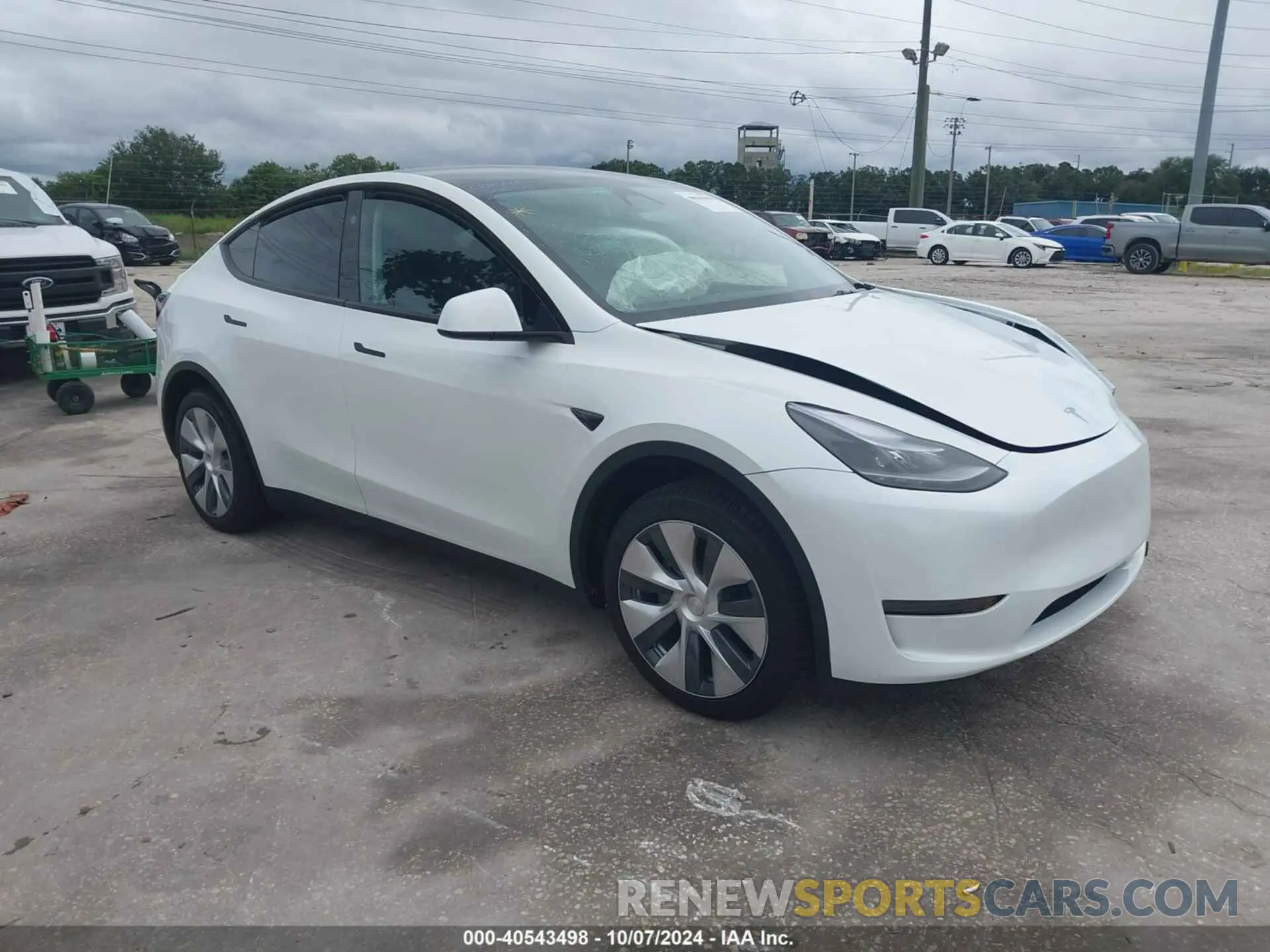 1 Photograph of a damaged car 7SAYGDEE8PA179376 TESLA MODEL Y 2023
