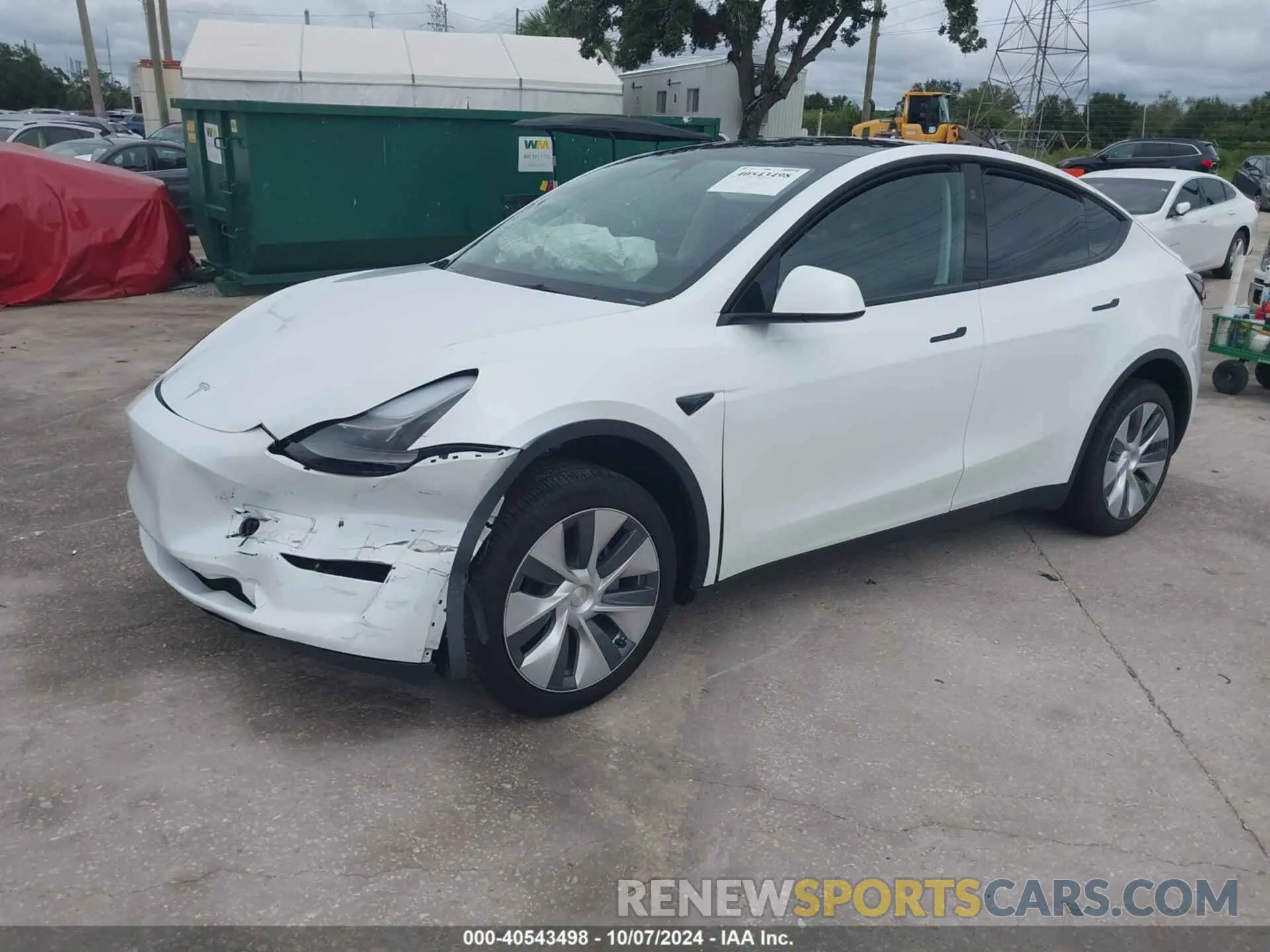2 Photograph of a damaged car 7SAYGDEE8PA179376 TESLA MODEL Y 2023