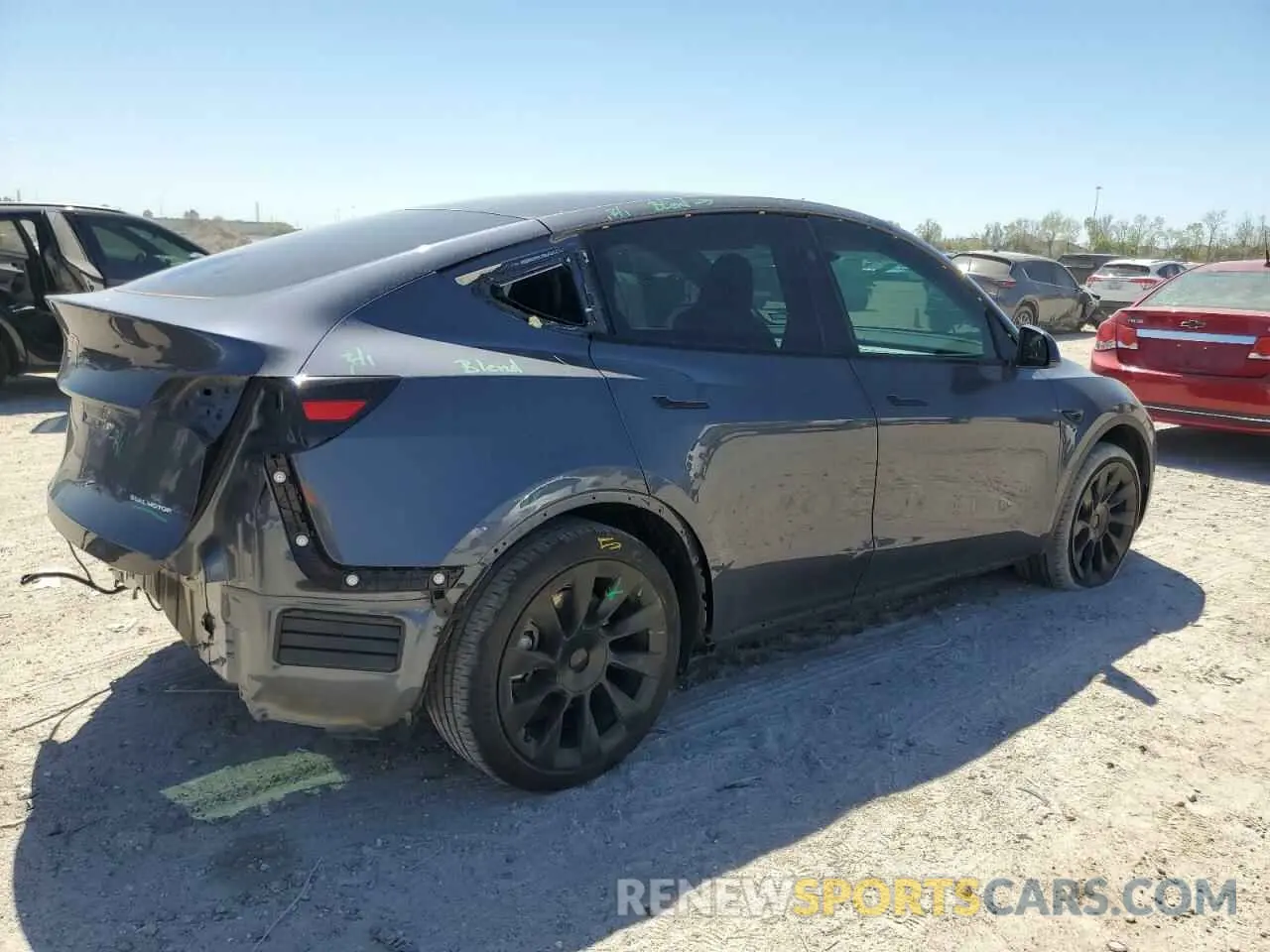 3 Photograph of a damaged car 7SAYGDEE8PA185193 TESLA MODEL Y 2023