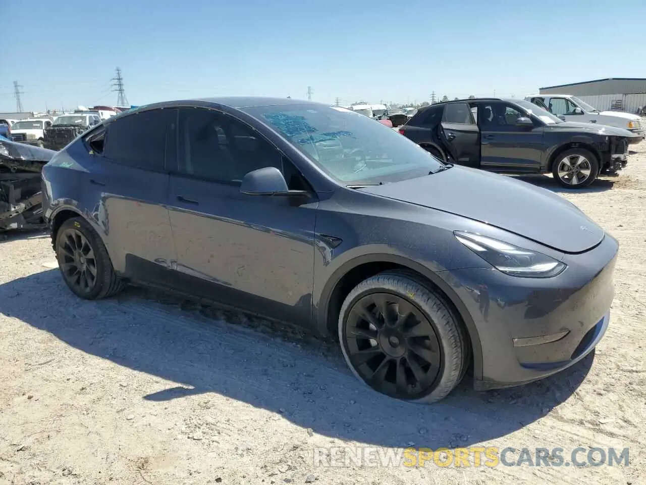 4 Photograph of a damaged car 7SAYGDEE8PA185193 TESLA MODEL Y 2023