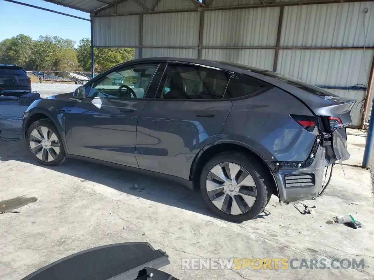 2 Photograph of a damaged car 7SAYGDEE8PA187395 TESLA MODEL Y 2023