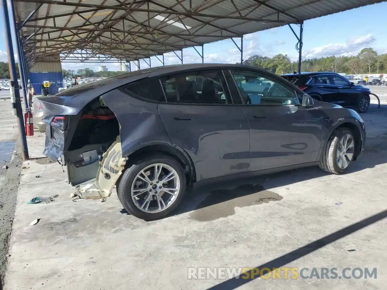 3 Photograph of a damaged car 7SAYGDEE8PA187395 TESLA MODEL Y 2023