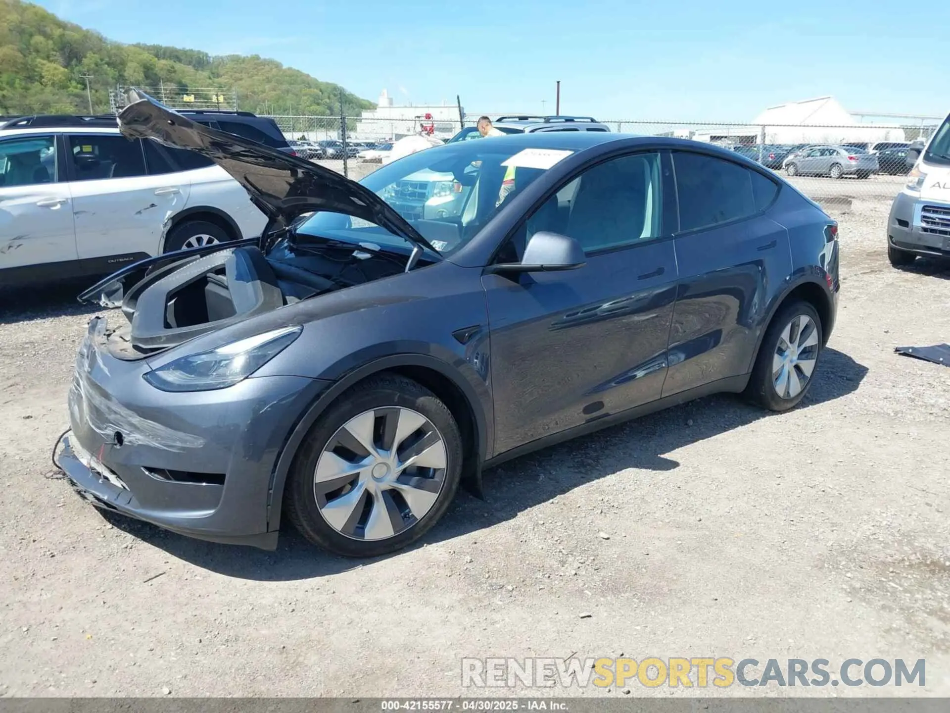 2 Photograph of a damaged car 7SAYGDEE8PA191415 TESLA MODEL Y 2023