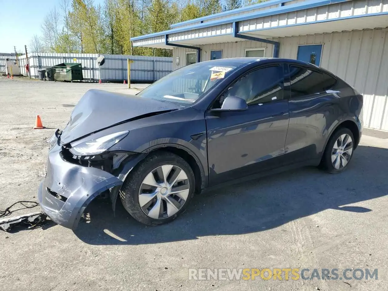 1 Photograph of a damaged car 7SAYGDEE8PF592918 TESLA MODEL Y 2023