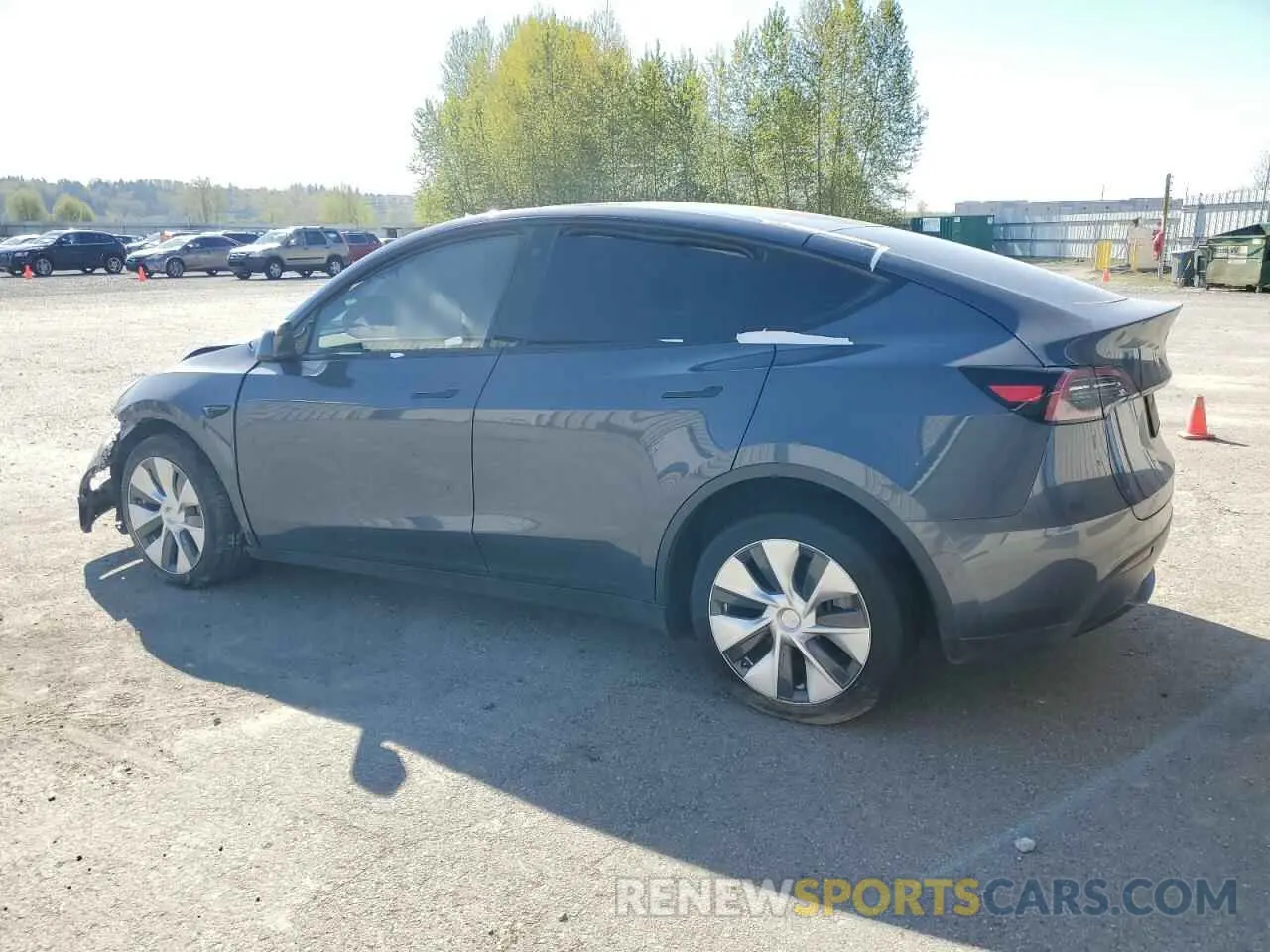 2 Photograph of a damaged car 7SAYGDEE8PF592918 TESLA MODEL Y 2023