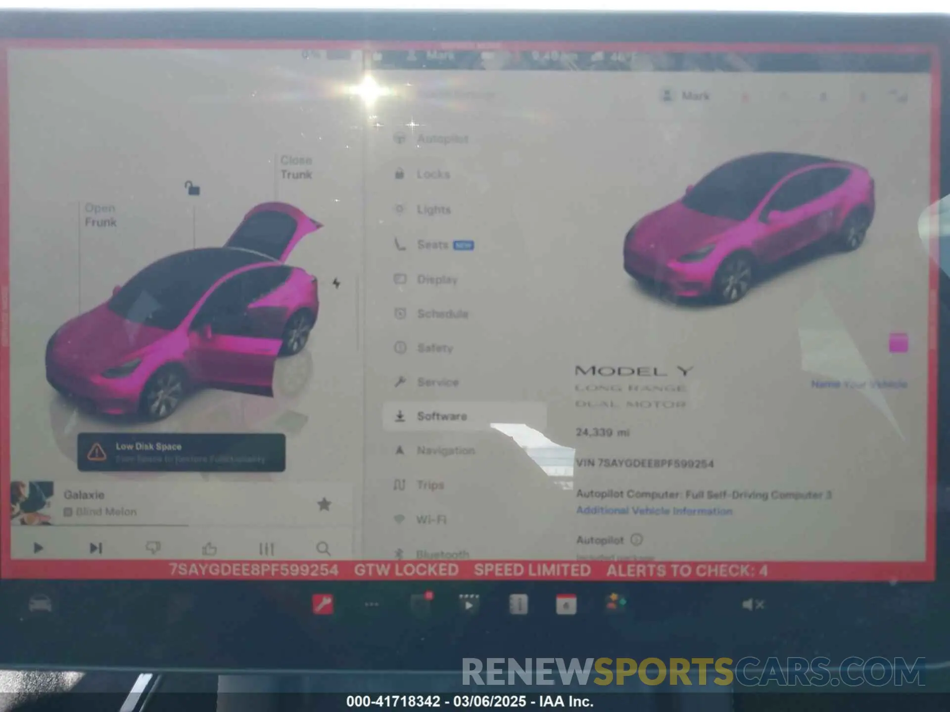 7 Photograph of a damaged car 7SAYGDEE8PF599254 TESLA MODEL Y 2023