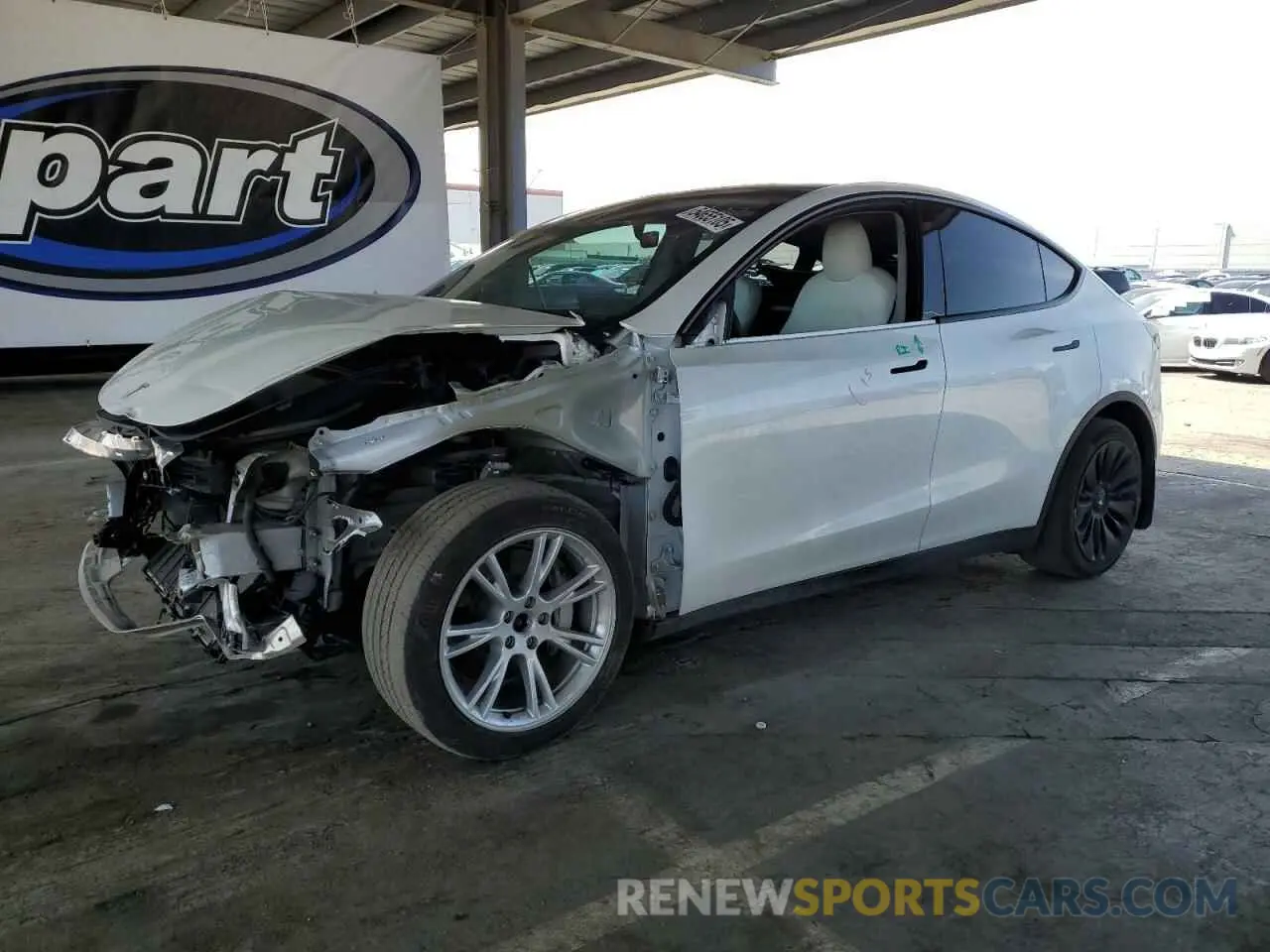 1 Photograph of a damaged car 7SAYGDEE8PF620703 TESLA MODEL Y 2023