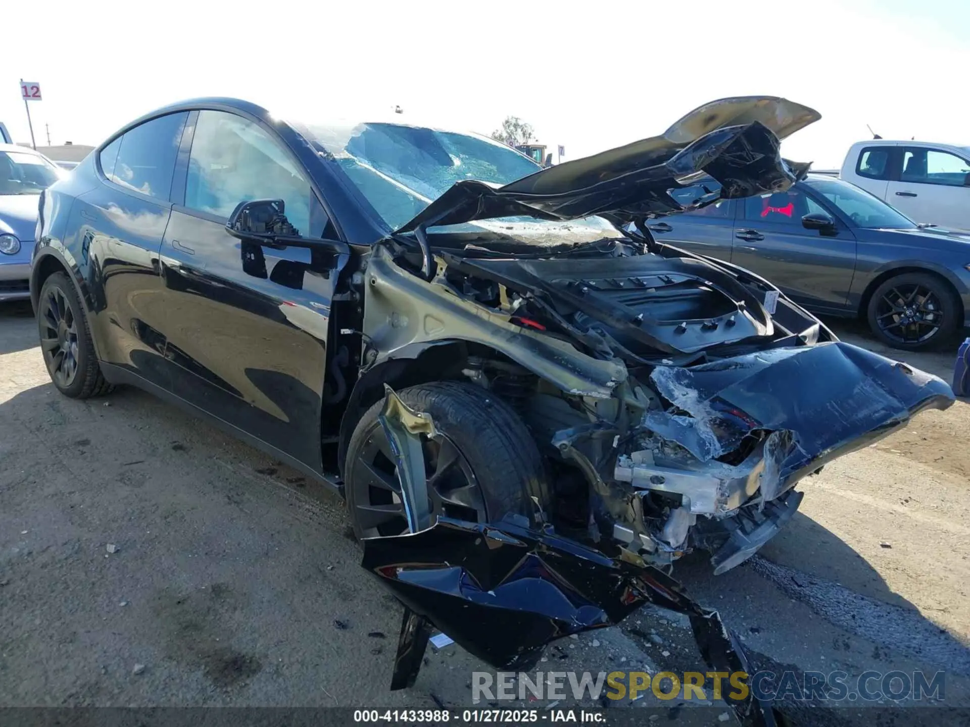 1 Photograph of a damaged car 7SAYGDEE8PF620748 TESLA MODEL Y 2023