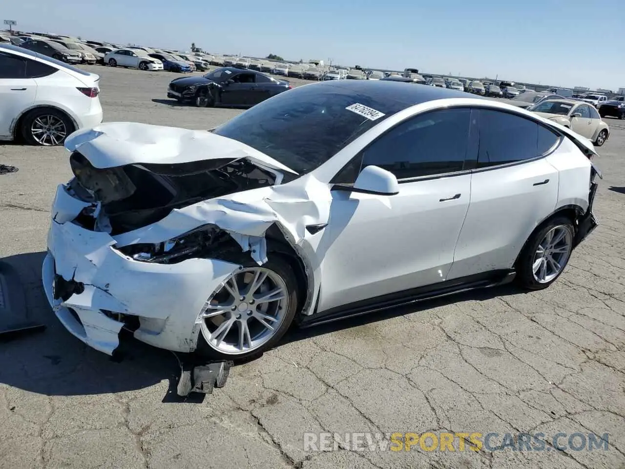 1 Photograph of a damaged car 7SAYGDEE8PF743756 TESLA MODEL Y 2023