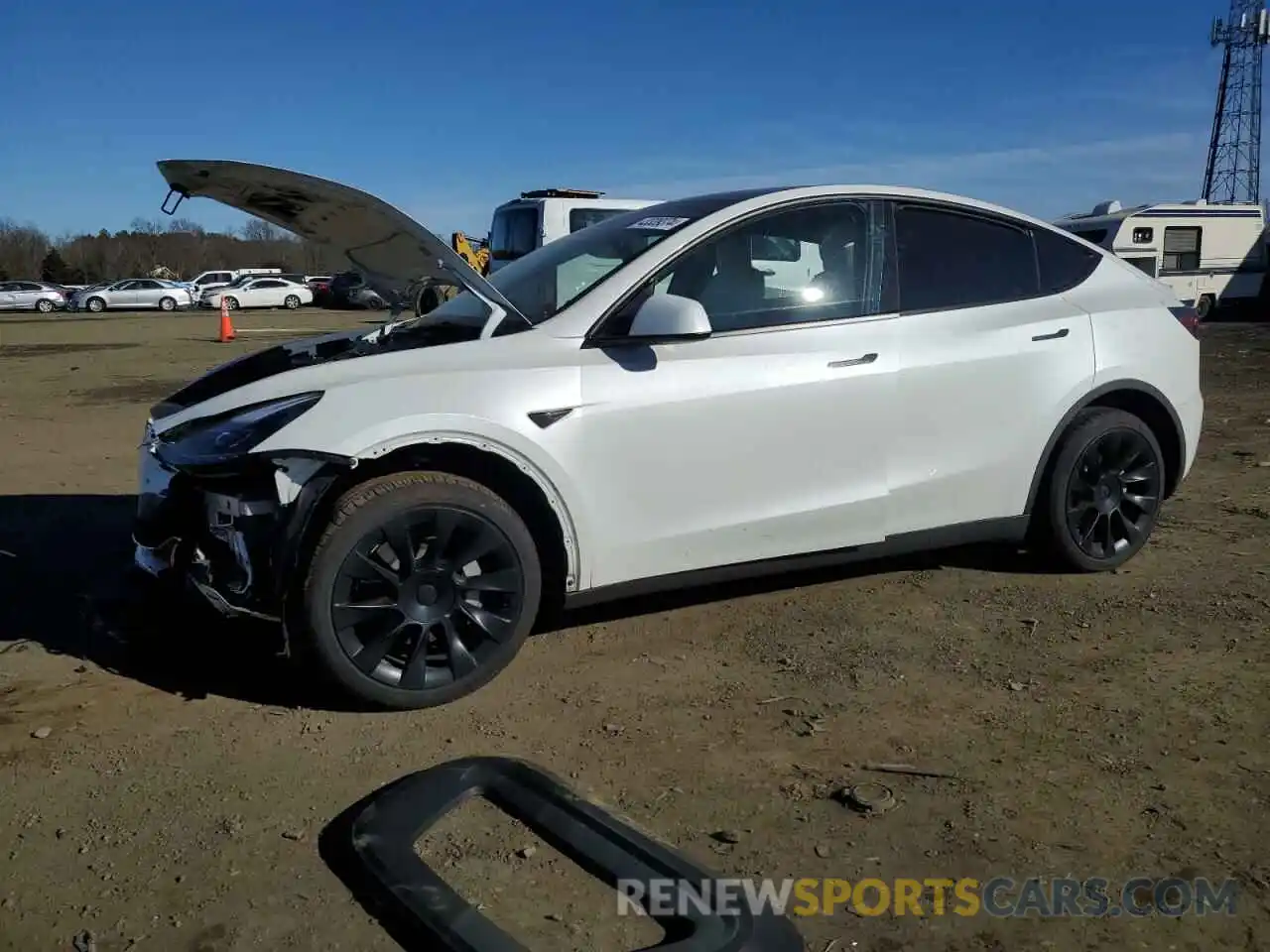 1 Photograph of a damaged car 7SAYGDEE8PF749606 TESLA MODEL Y 2023