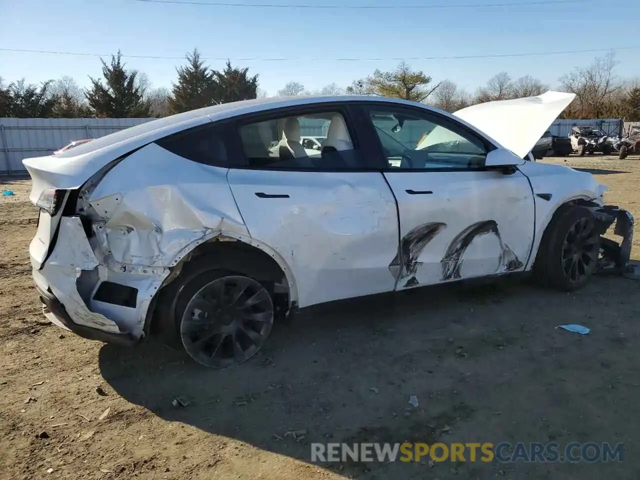 3 Photograph of a damaged car 7SAYGDEE8PF749606 TESLA MODEL Y 2023