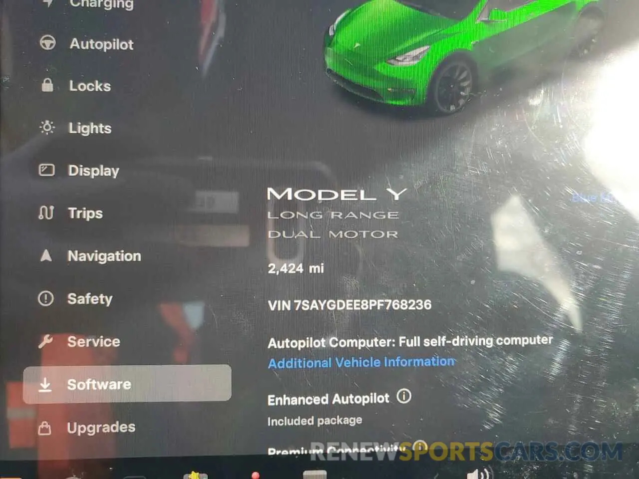 9 Photograph of a damaged car 7SAYGDEE8PF768236 TESLA MODEL Y 2023
