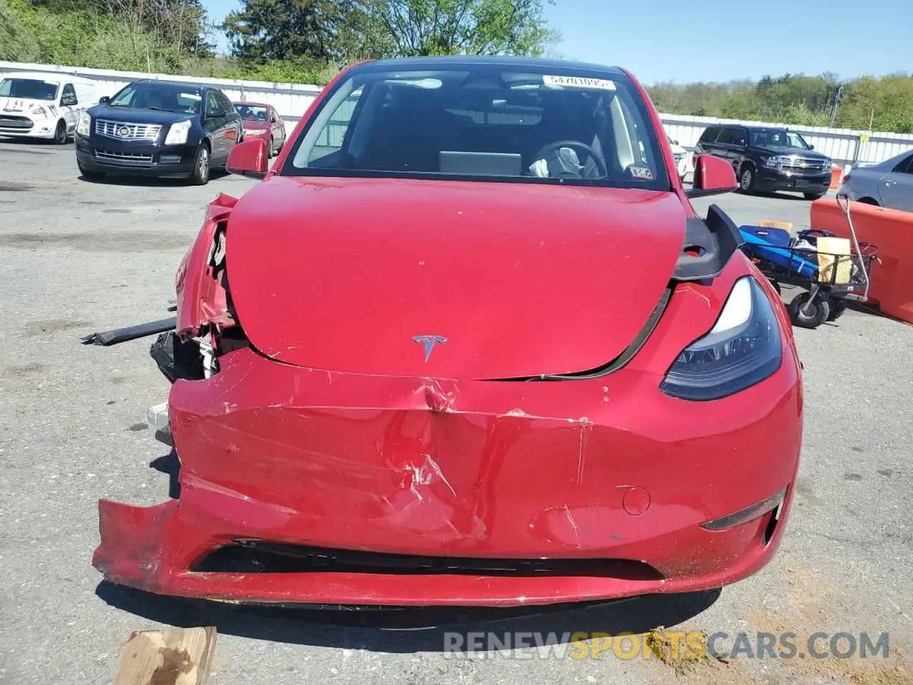 5 Photograph of a damaged car 7SAYGDEE8PF790494 TESLA MODEL Y 2023