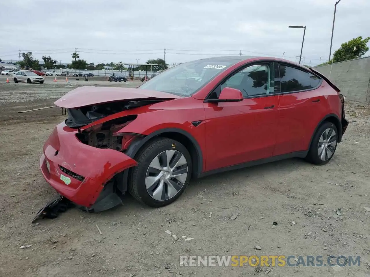 1 Photograph of a damaged car 7SAYGDEE8PF810338 TESLA MODEL Y 2023