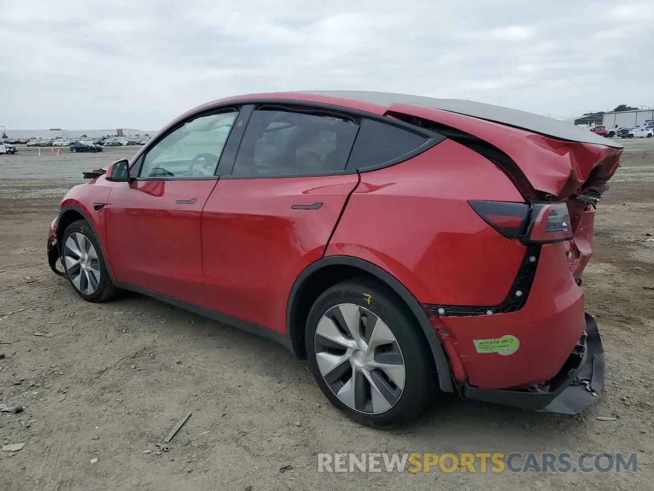 2 Photograph of a damaged car 7SAYGDEE8PF810338 TESLA MODEL Y 2023