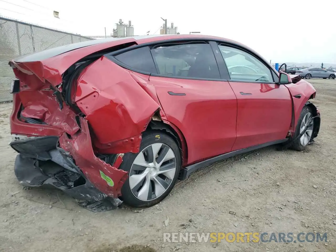 3 Photograph of a damaged car 7SAYGDEE8PF810338 TESLA MODEL Y 2023