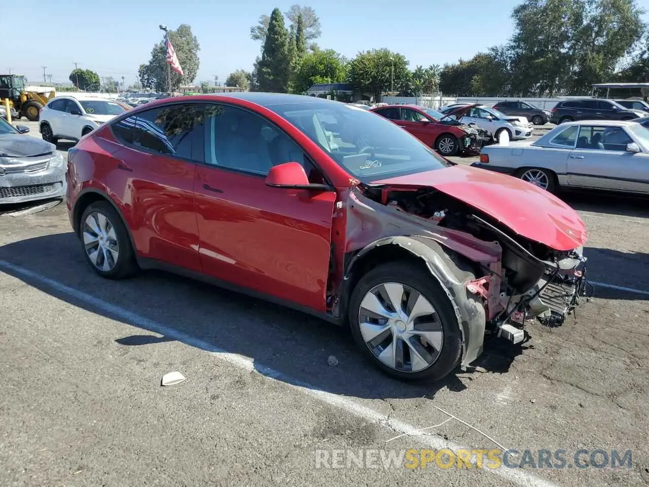 4 Photograph of a damaged car 7SAYGDEE8PF827740 TESLA MODEL Y 2023