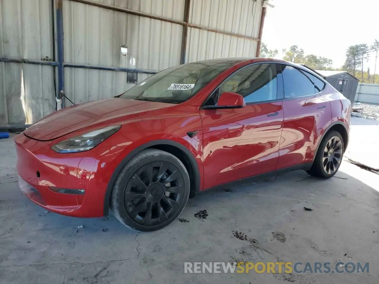 1 Photograph of a damaged car 7SAYGDEE8PF833926 TESLA MODEL Y 2023