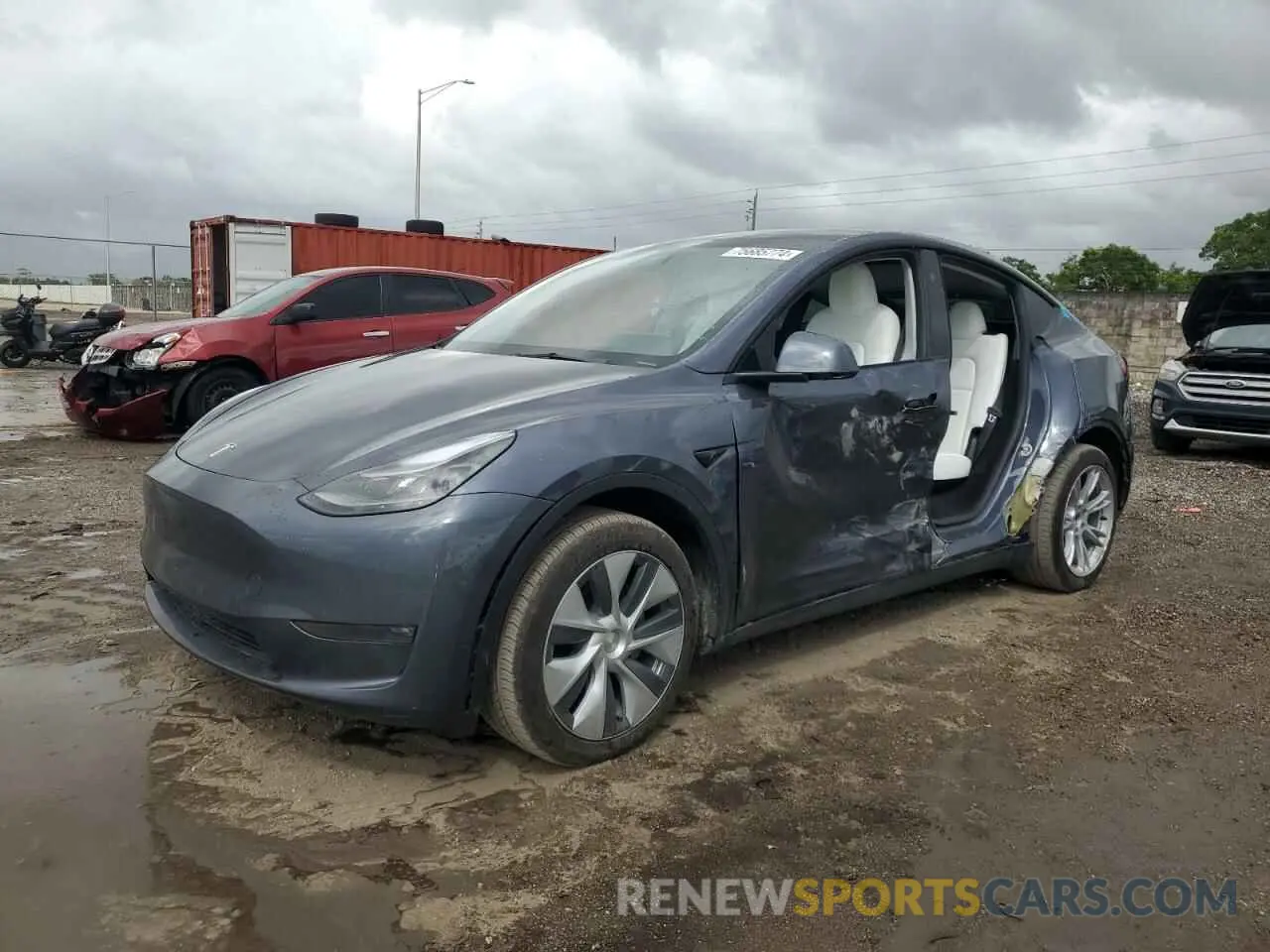 1 Photograph of a damaged car 7SAYGDEE8PF854503 TESLA MODEL Y 2023