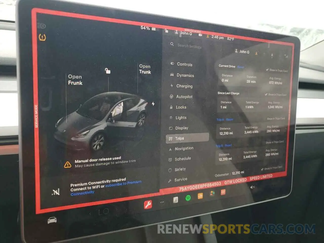 9 Photograph of a damaged car 7SAYGDEE8PF854503 TESLA MODEL Y 2023