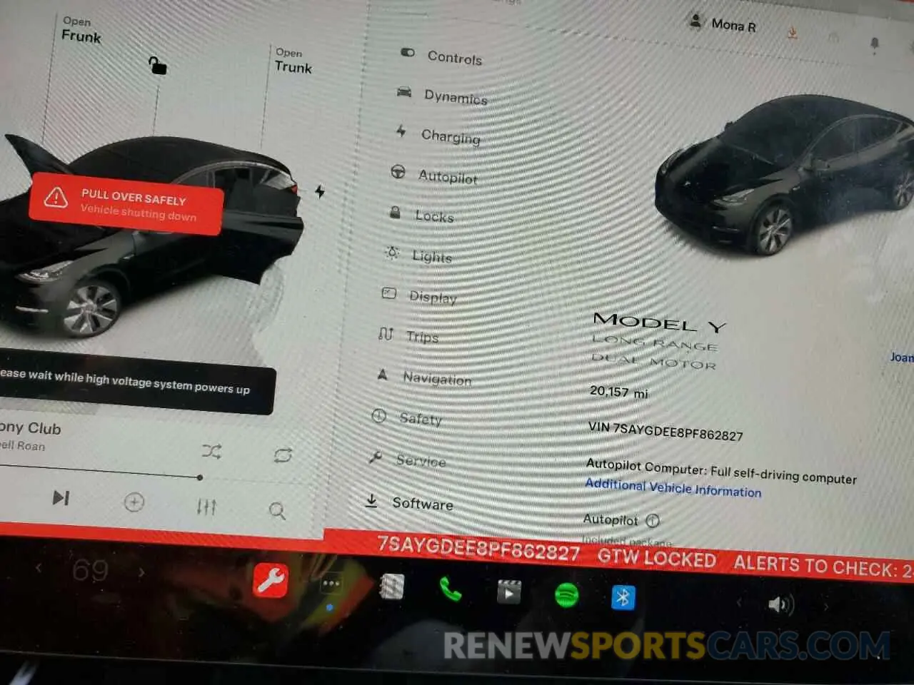 9 Photograph of a damaged car 7SAYGDEE8PF862827 TESLA MODEL Y 2023