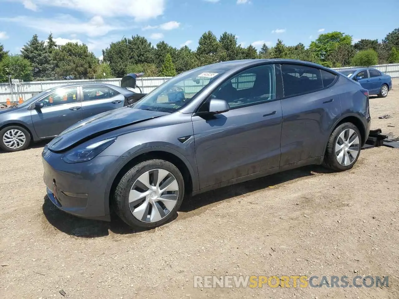1 Photograph of a damaged car 7SAYGDEE8PF869440 TESLA MODEL Y 2023