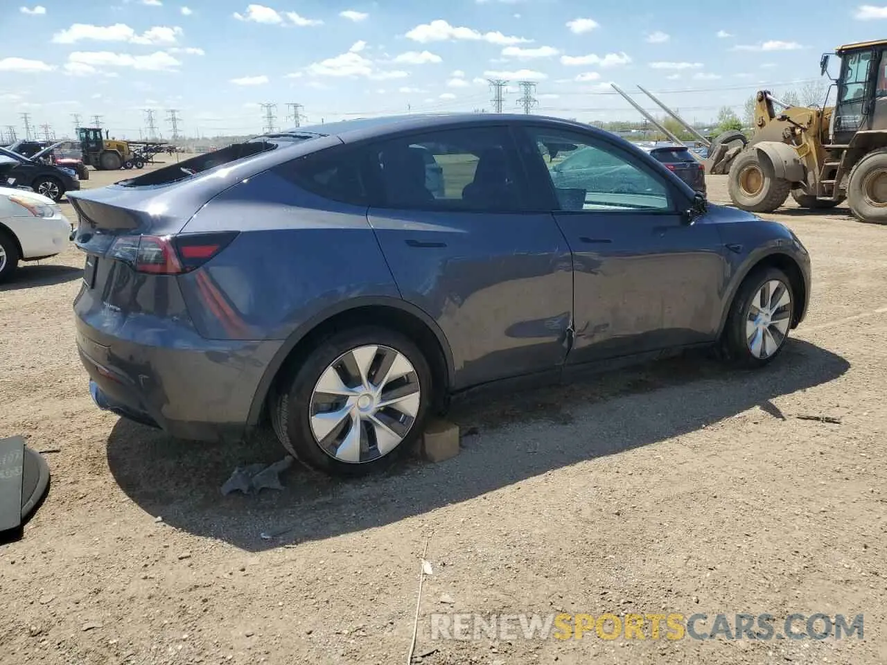 3 Photograph of a damaged car 7SAYGDEE8PF869440 TESLA MODEL Y 2023