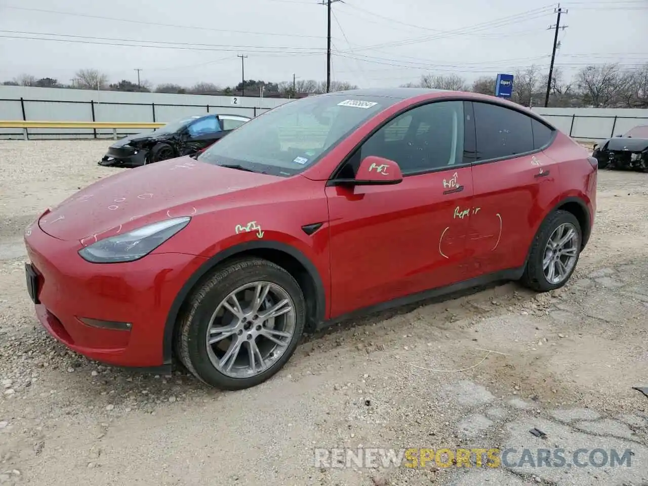 1 Photograph of a damaged car 7SAYGDEE8PF880244 TESLA MODEL Y 2023