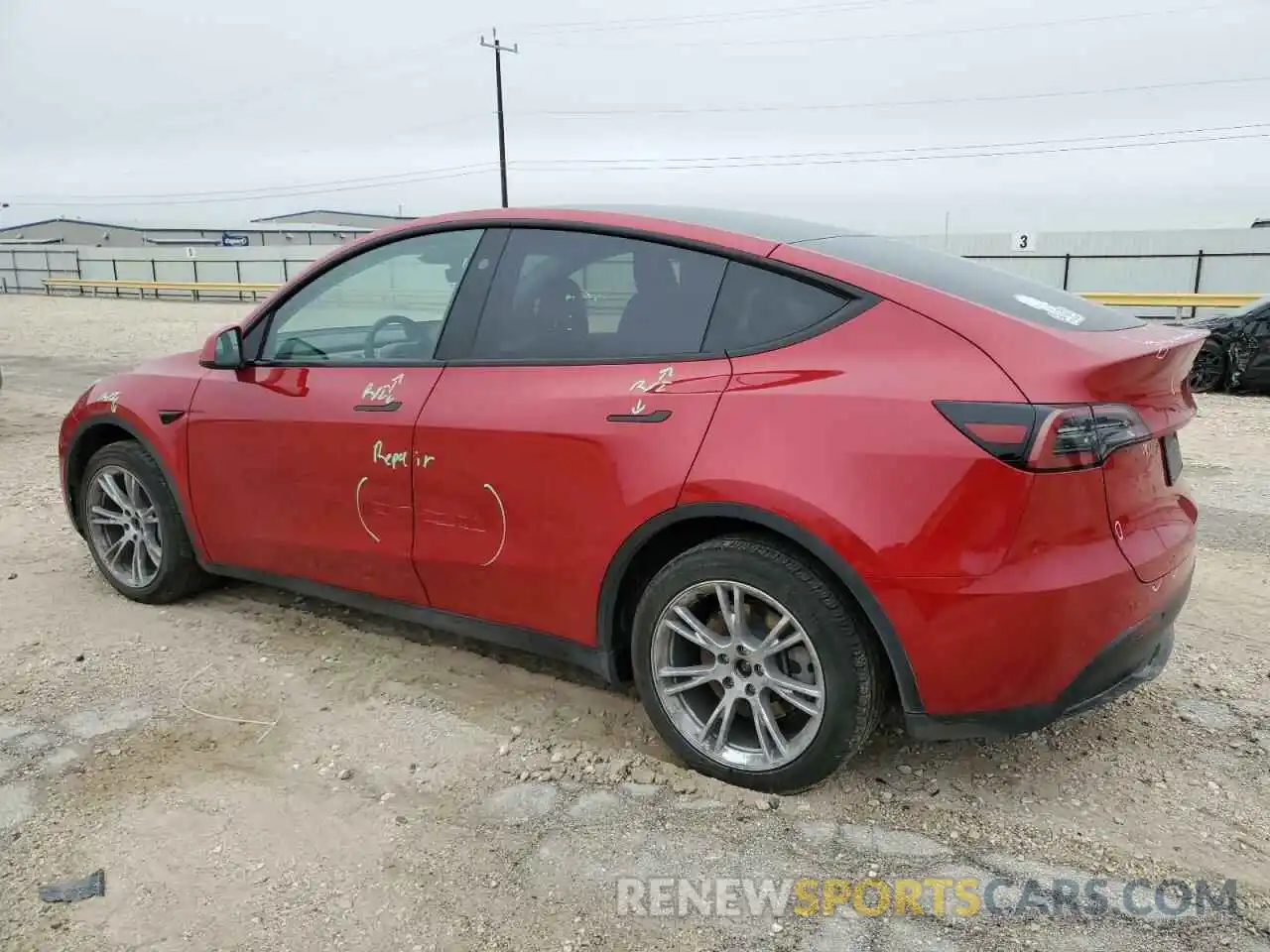 2 Photograph of a damaged car 7SAYGDEE8PF880244 TESLA MODEL Y 2023