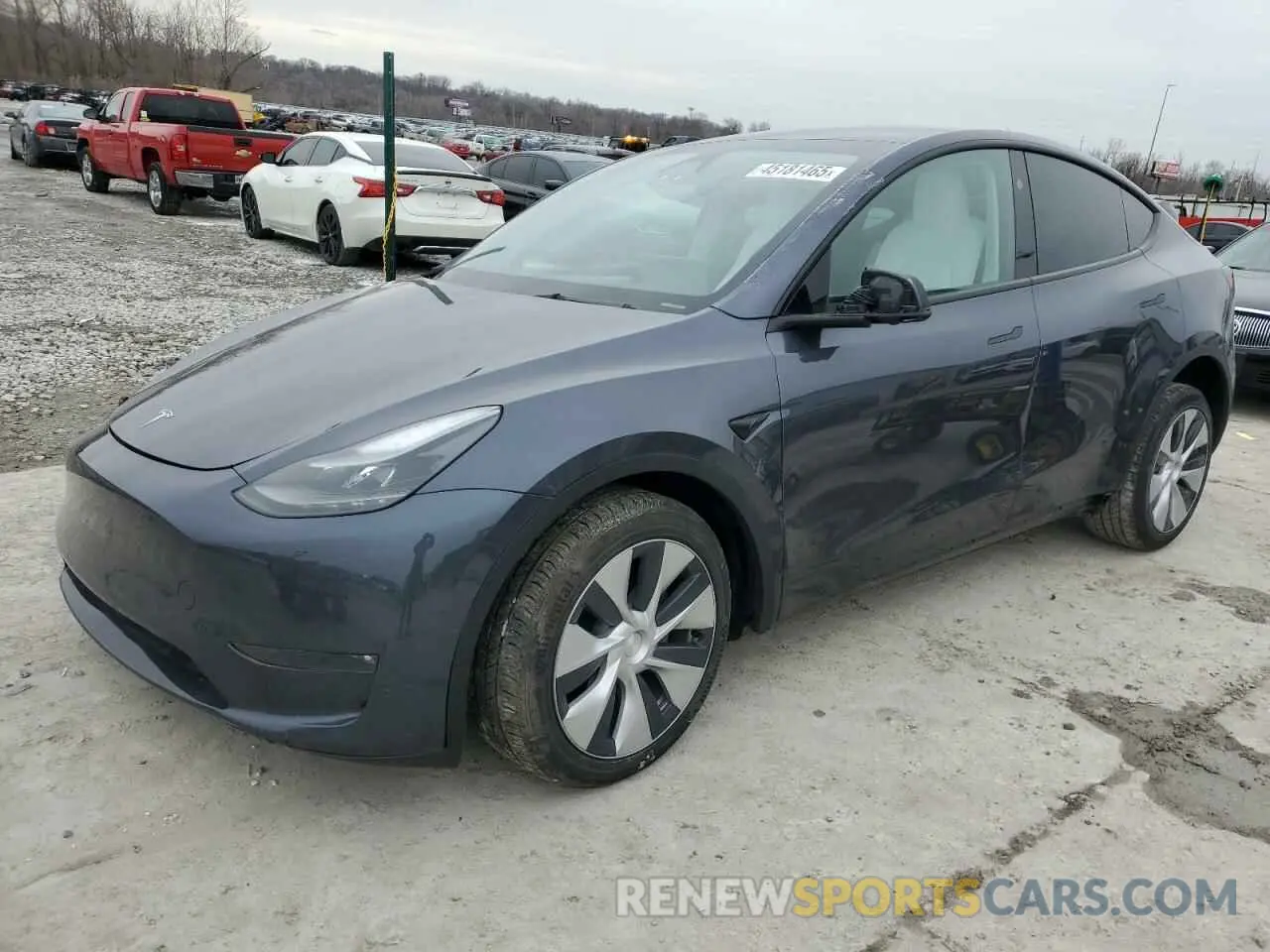 1 Photograph of a damaged car 7SAYGDEE8PF884567 TESLA MODEL Y 2023