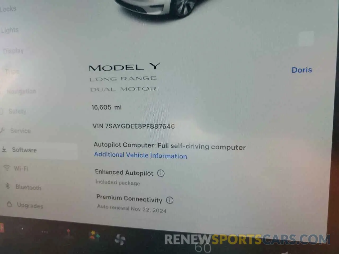 9 Photograph of a damaged car 7SAYGDEE8PF887646 TESLA MODEL Y 2023