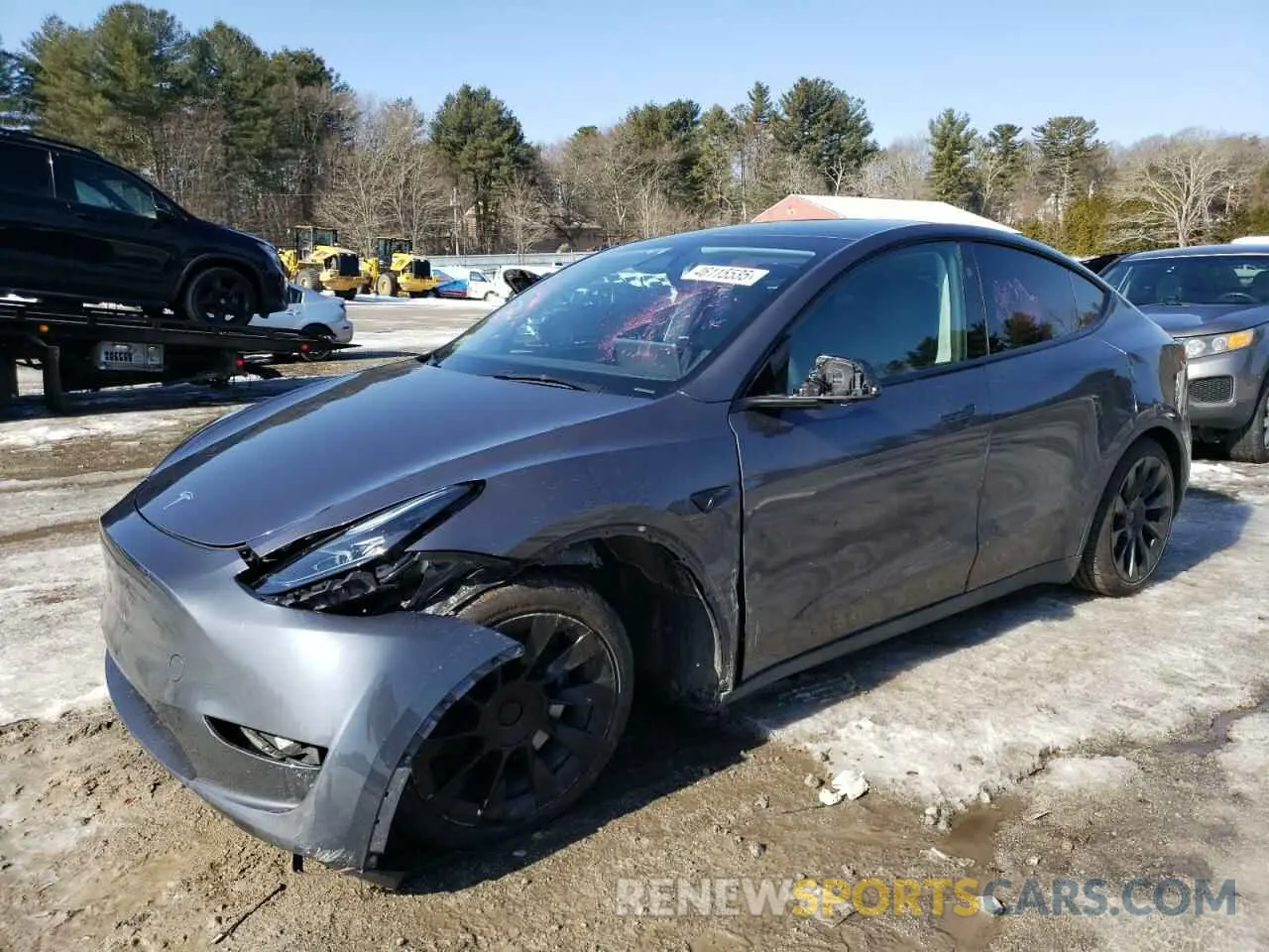 1 Photograph of a damaged car 7SAYGDEE8PF889879 TESLA MODEL Y 2023