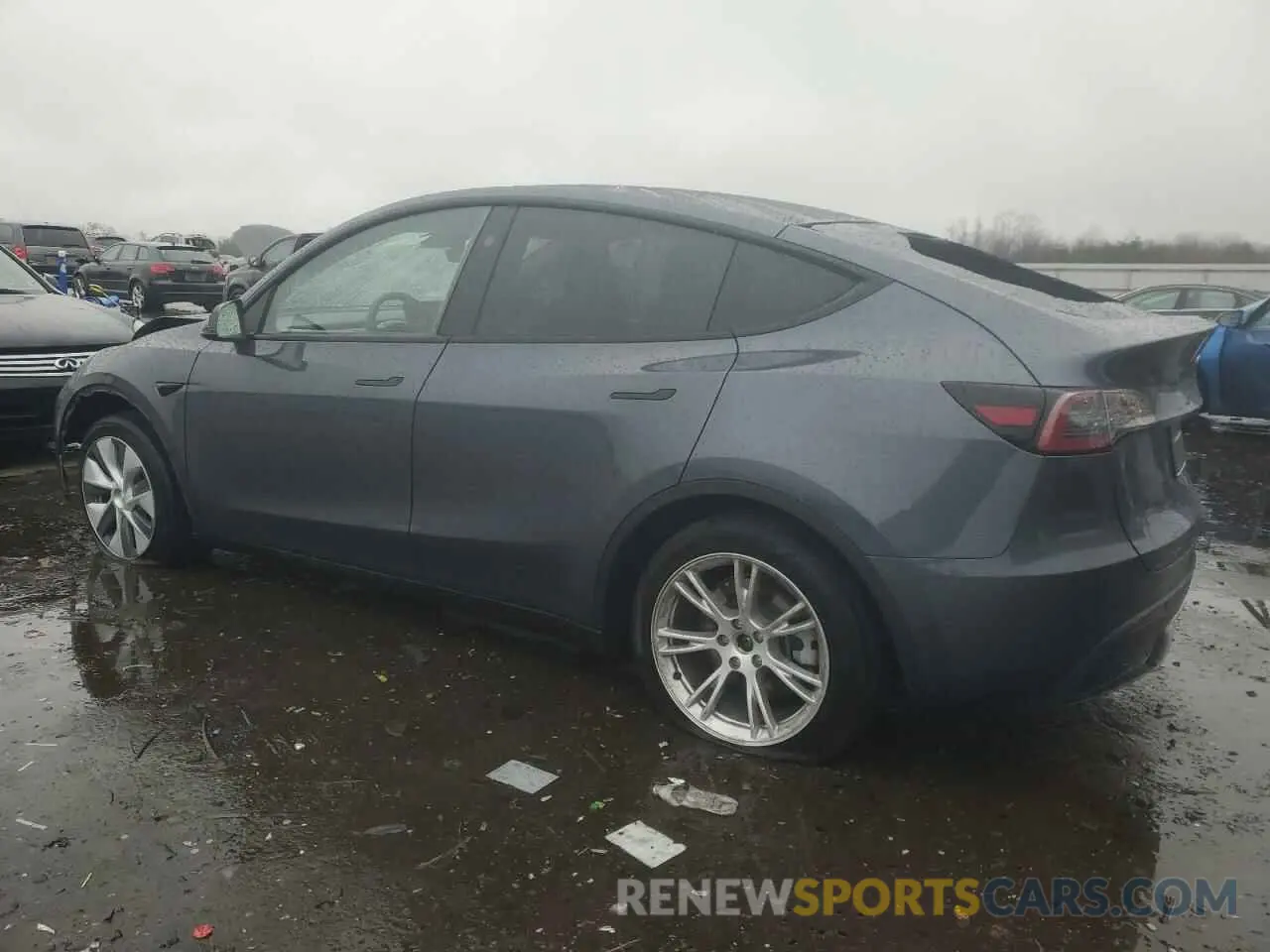 2 Photograph of a damaged car 7SAYGDEE8PF895293 TESLA MODEL Y 2023
