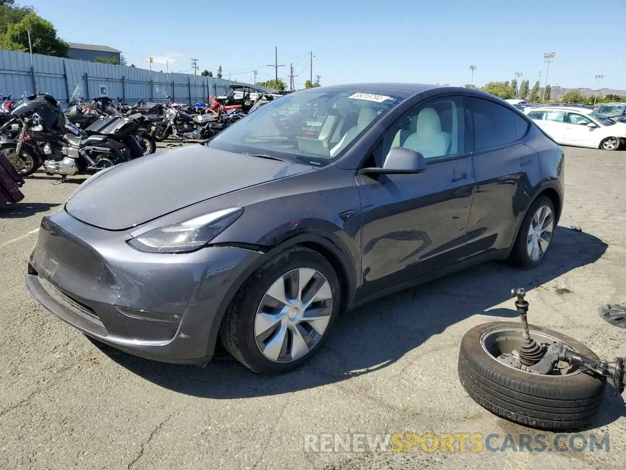 1 Photograph of a damaged car 7SAYGDEE8PF896945 TESLA MODEL Y 2023