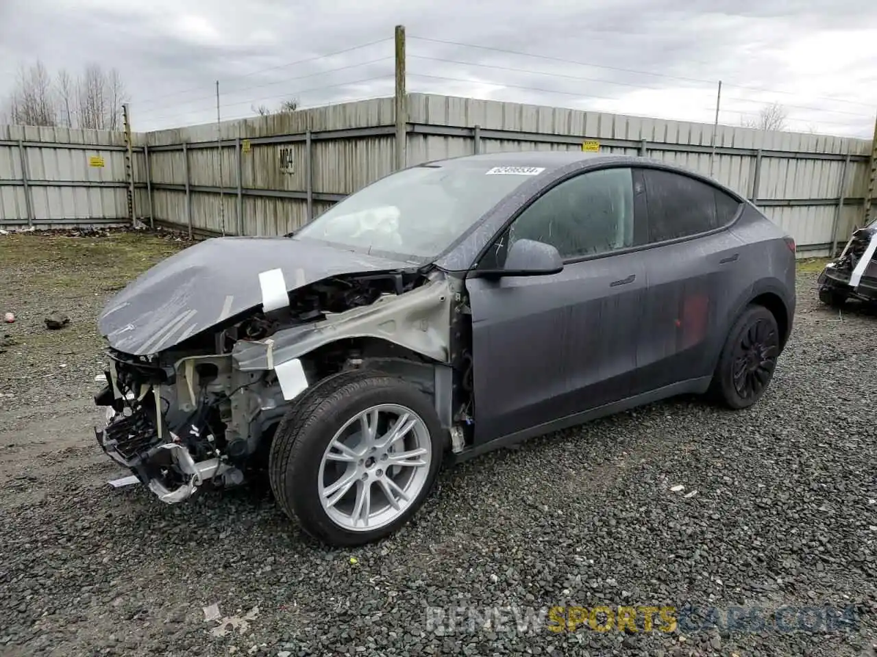 1 Photograph of a damaged car 7SAYGDEE8PF927644 TESLA MODEL Y 2023