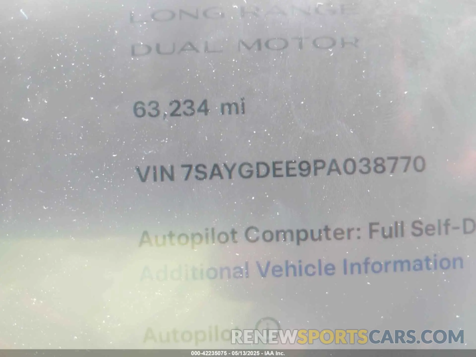14 Photograph of a damaged car 7SAYGDEE9PA038770 TESLA MODEL Y 2023