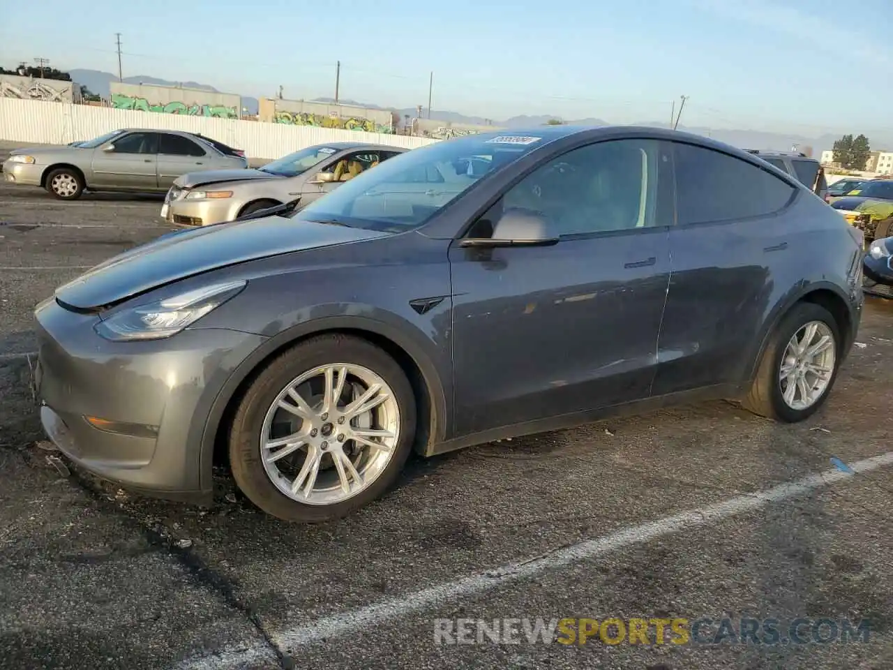 1 Photograph of a damaged car 7SAYGDEE9PA039532 TESLA MODEL Y 2023