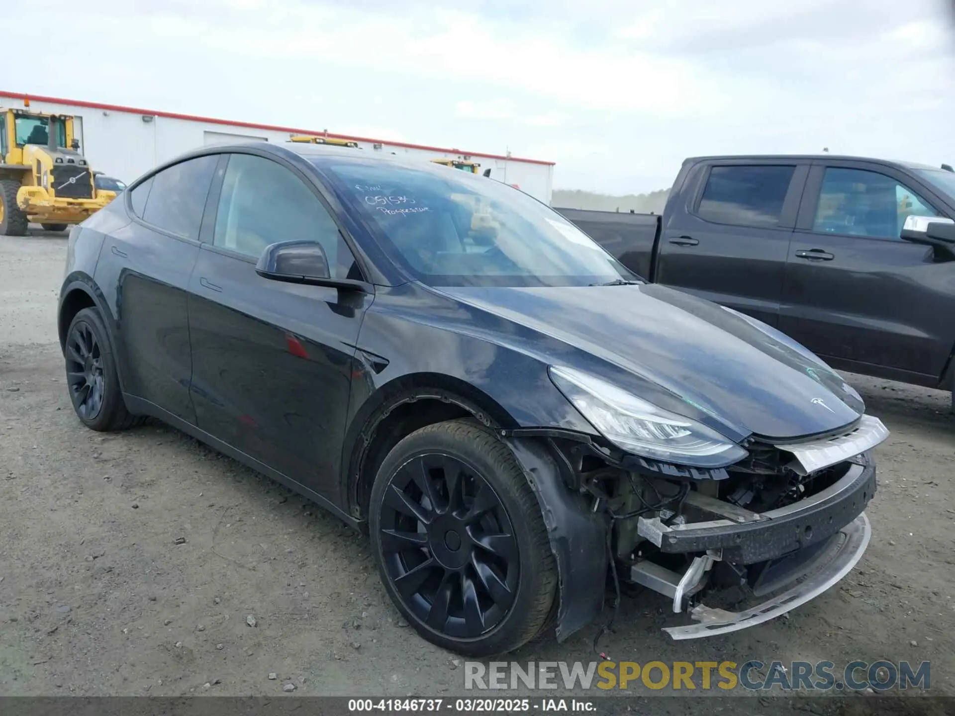 1 Photograph of a damaged car 7SAYGDEE9PA051535 TESLA MODEL Y 2023