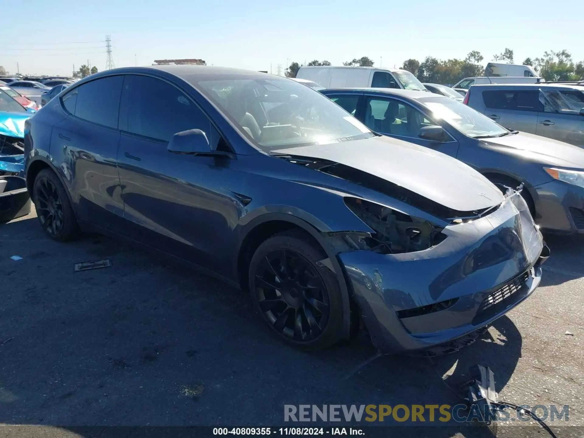 1 Photograph of a damaged car 7SAYGDEE9PA055942 TESLA MODEL Y 2023