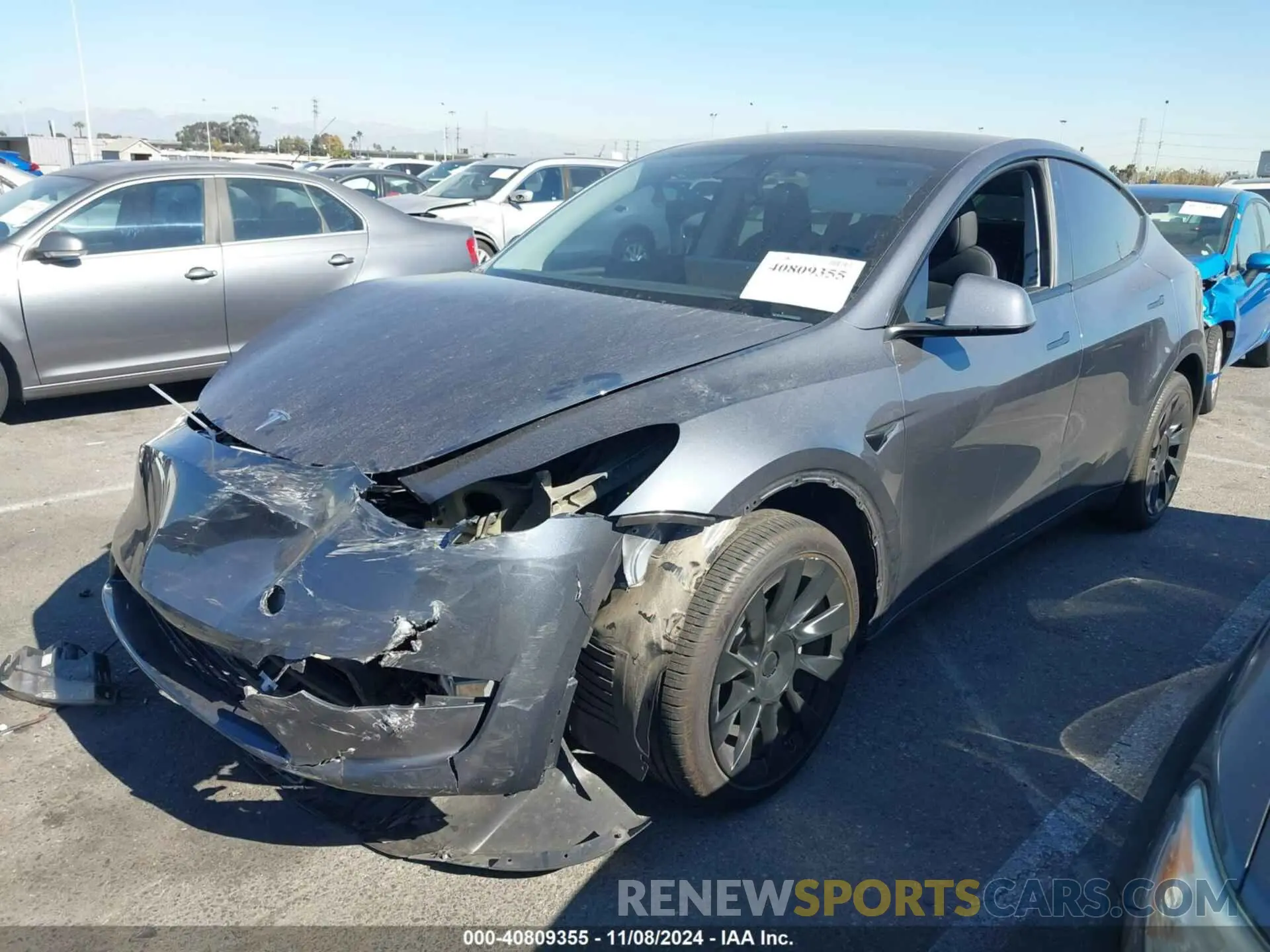 2 Photograph of a damaged car 7SAYGDEE9PA055942 TESLA MODEL Y 2023