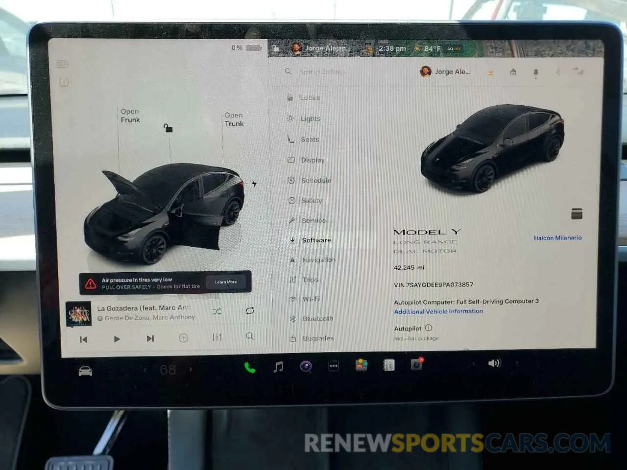 9 Photograph of a damaged car 7SAYGDEE9PA073857 TESLA MODEL Y 2023