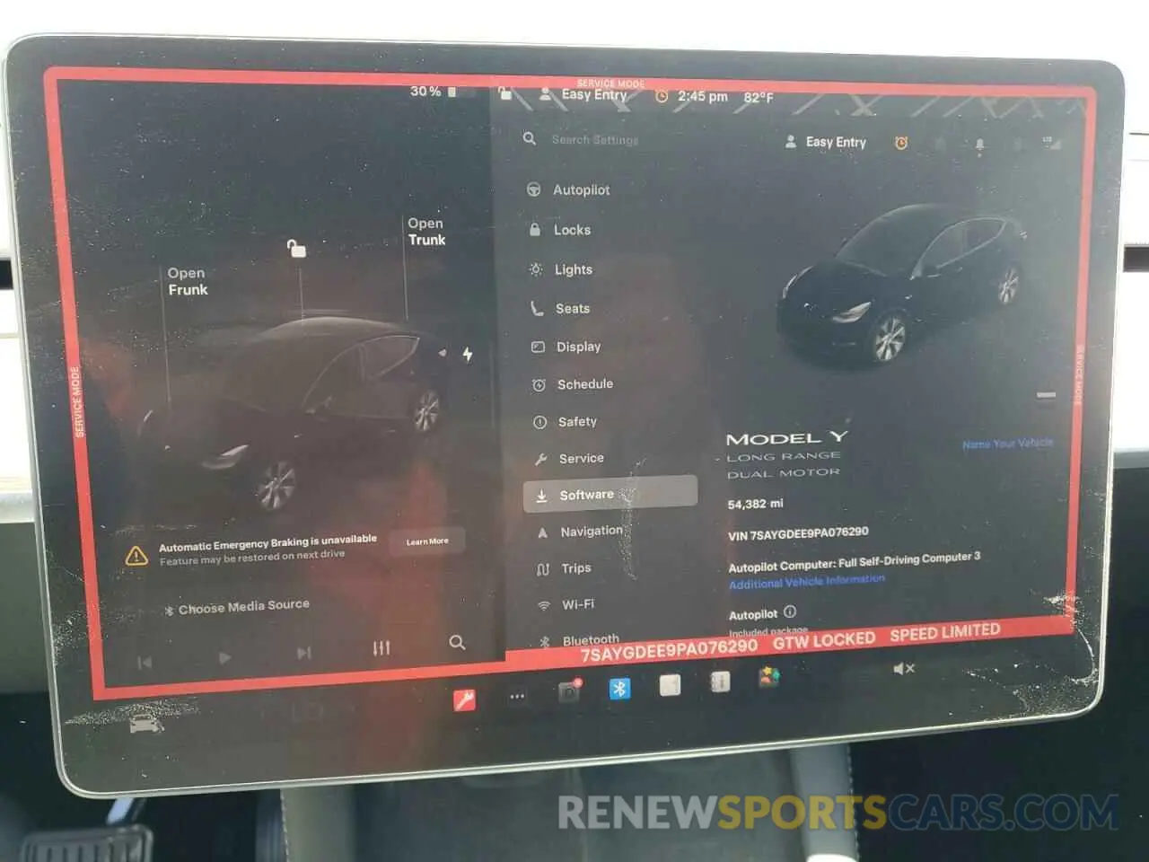 9 Photograph of a damaged car 7SAYGDEE9PA076290 TESLA MODEL Y 2023